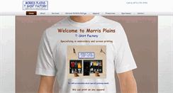 Desktop Screenshot of morrisplainstshirt.com